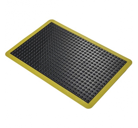 Bubblemat Anti-Fatigue Mat In Black And Yellow