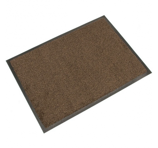 Washable Entrance Matting In Brown