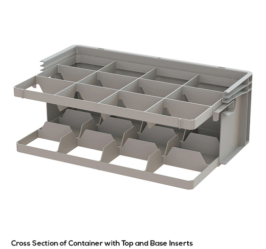 Cross Section of Container with Dividers