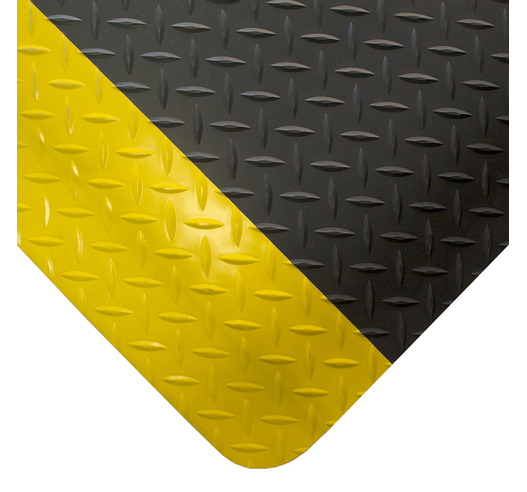 Black And Yellow Mat Swatch
