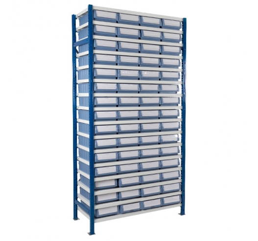 Expo 4 Shelving Bay G with Shelf Trays