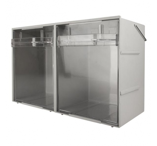 Tilt Bin Kit With 2 Bins And A Retaining Bar