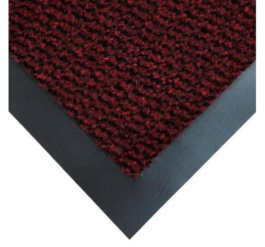 Vyna-Plush Doormat In Red