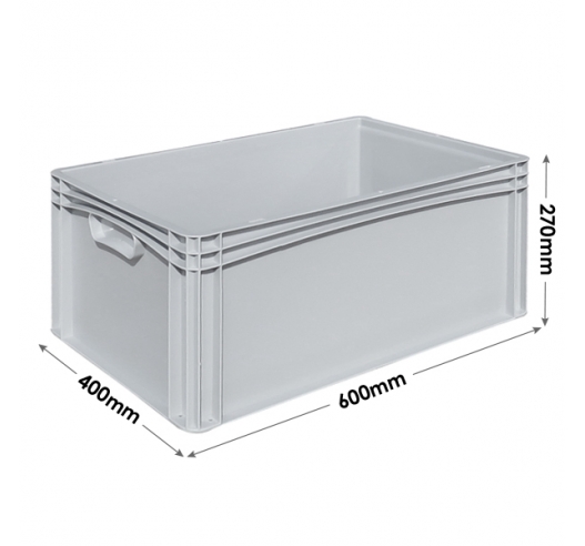 Euro Stacking Container Tray with Hand Grips