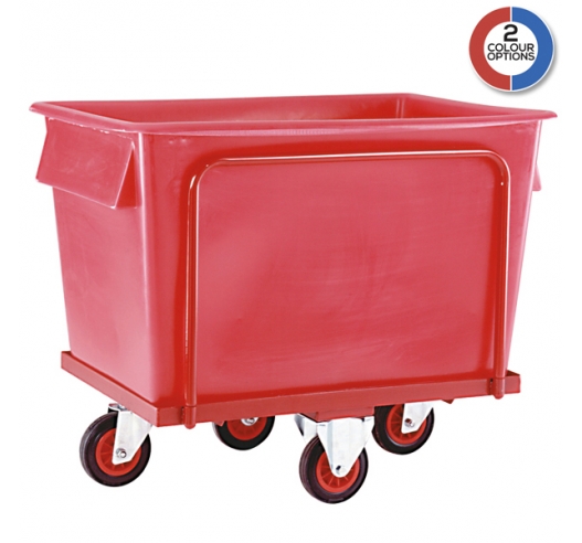 CT88 Large Plastic Container on Wheels in Red