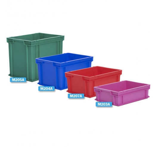 Coloured Stacking Euro Containers Range