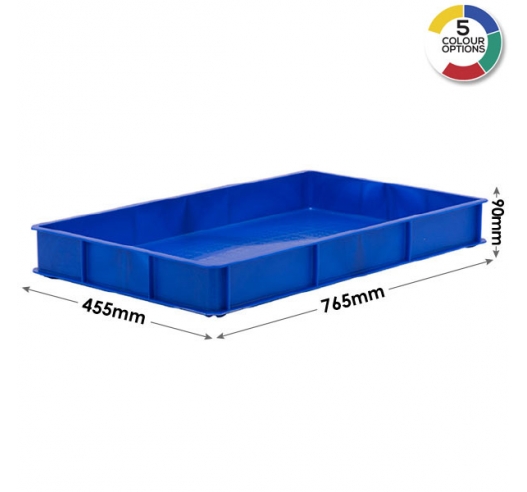 Stacking Confectionery Trays with solid sides and base