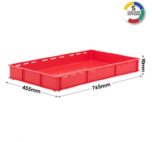 Stacking Confectionery Trays Slotted Sides and Vented Base