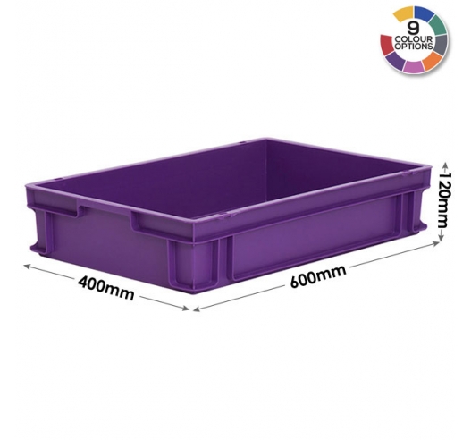 Purple Solid Plastic Trays