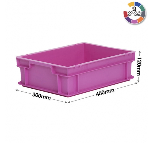 Pink Plastic Euro Container (Food Grade)