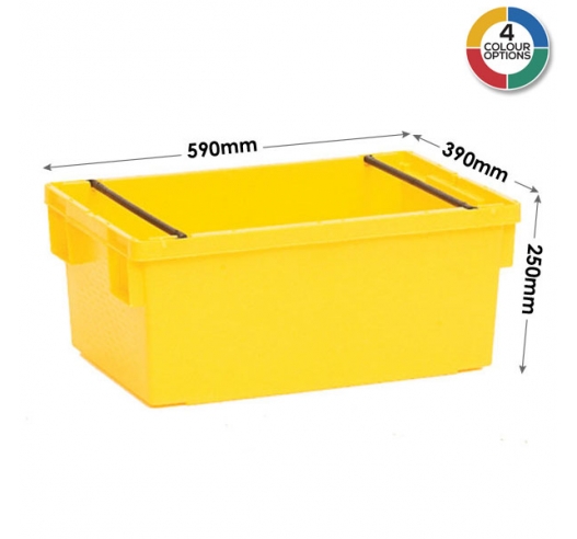 PLAS M712/SN Stacking and Nesting Storage Box