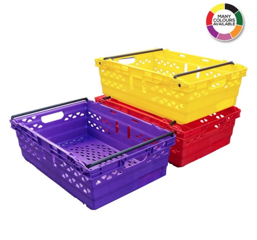 Coloured Supermarket Crates