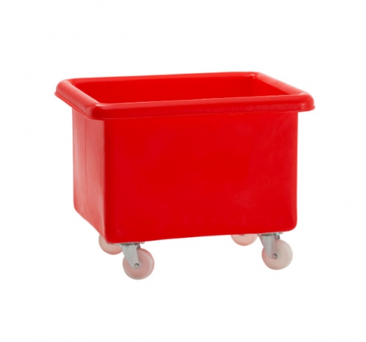 Red Example Container Truck