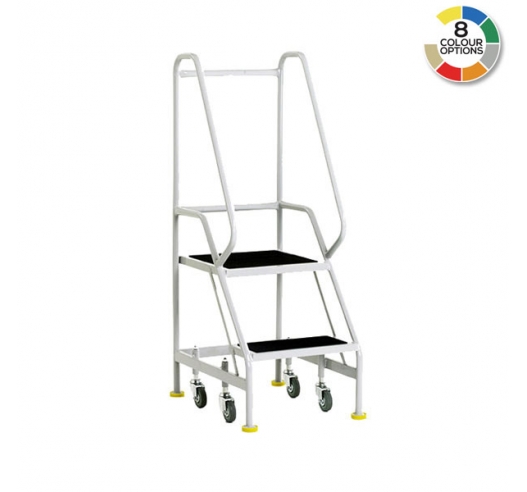 S301 2 Tread Narrow Aisle Spring Loaded Steps