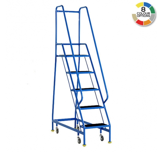 S307 5 Tread Narrow Aisle Spring Loaded Steps