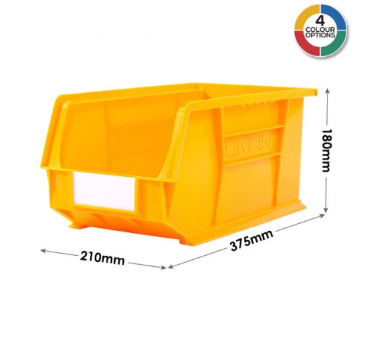 Size 7 Linbins in Yellow Dimensions