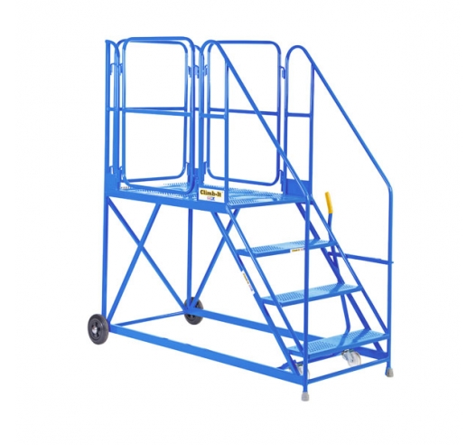 Climb-It Work Platform - Easy Slope In Blue