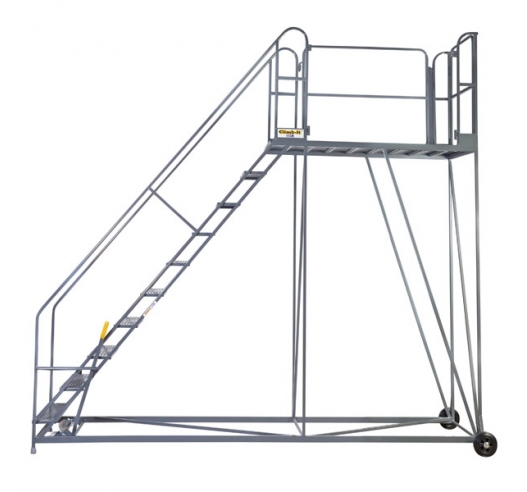 Climb-It Work Platform - Easy Slope Side View