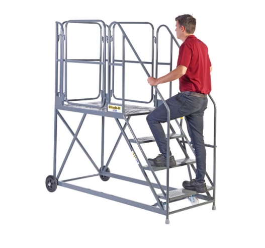 Climb-It Work Platform - Easy Slope In Use