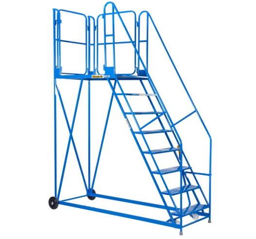 Climb-It Work Platform - Standard Incline In Blue