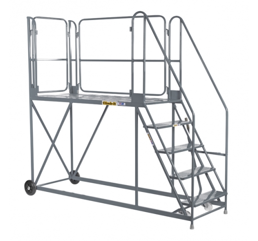 Climb-It Work Platform - Standard Incline In Grey