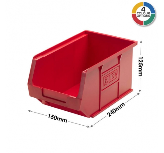 XL3 Picking Bin in Red Dimensions