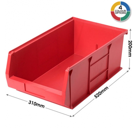 XL7 Picking Bin in Red Dimensions