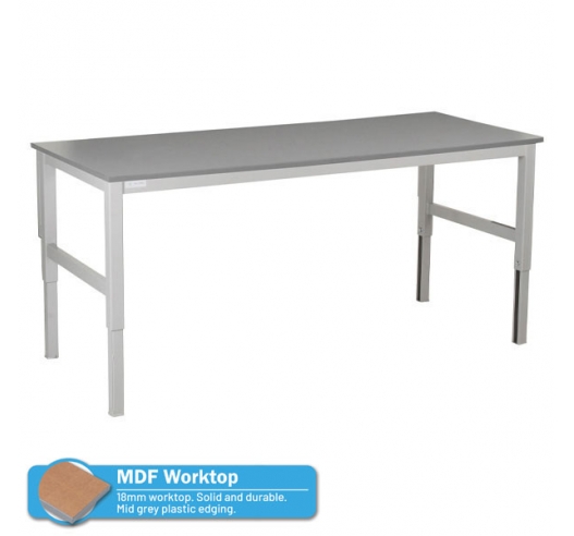 Bolt Adjustable Height Workbench With MDF Worktop