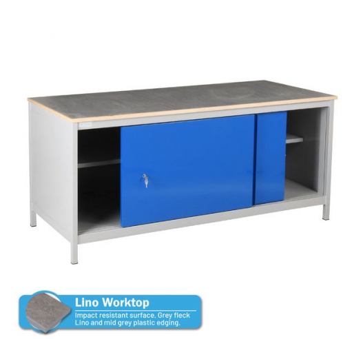 Cupboard With Lino Worktop