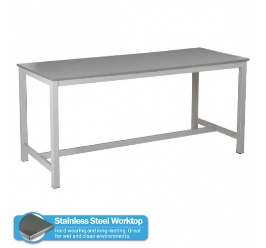 Heavy Duty Workbench  with Stainless Steel Worktop