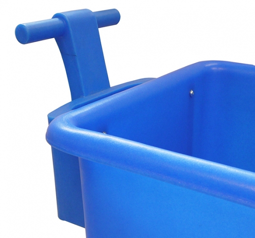 Handle on Blue Truck