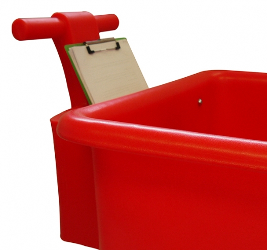 Handle on Red Truck