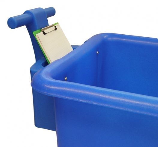 Handle on Blue Truck