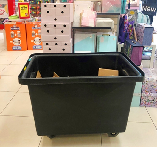 WH Smith Wheeled Mobile Trucks