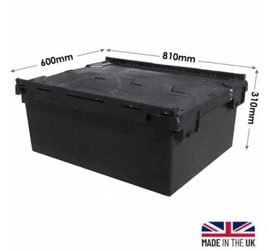 Extra Large Plastic Storage Crate Box 103 Litre
