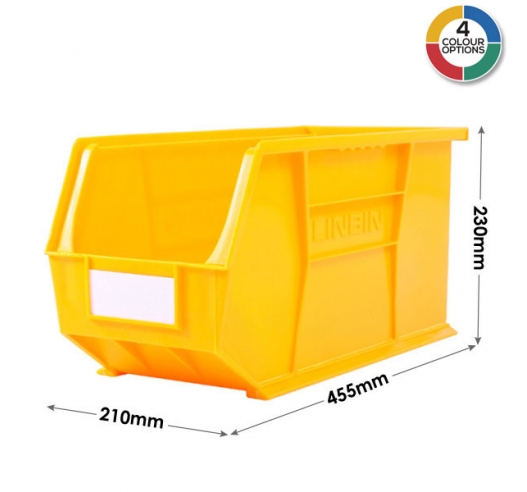 Linbin Size 9 in Yellow Dimensions