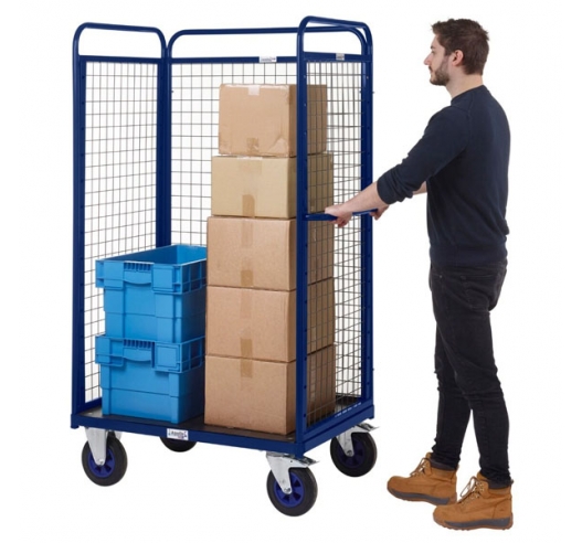 Distribution Trolley In Use