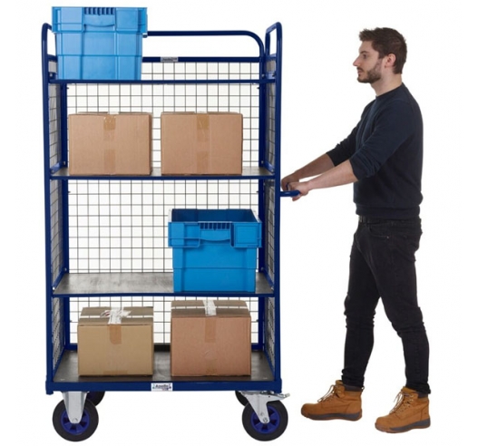 Distribution Trolley In Use