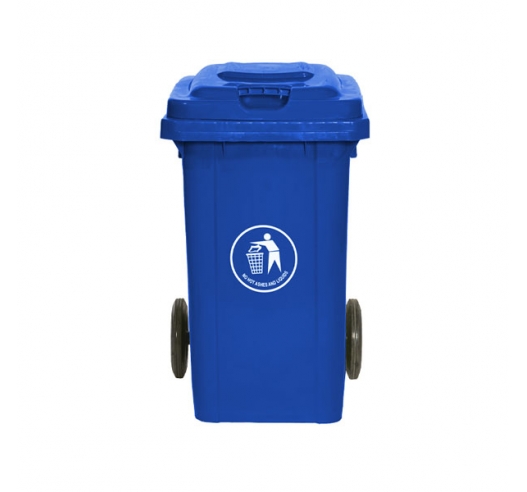 80 Litre Wheeled Bin In Blue