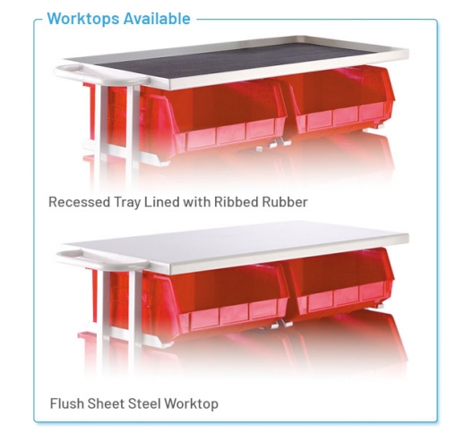 Sheet Steel Surface Top or Lined Tray Surface Top