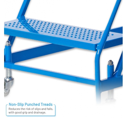 Non-Slip Punched Treads