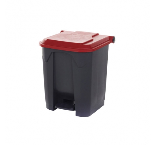 30 Litre Bin With Red Lid