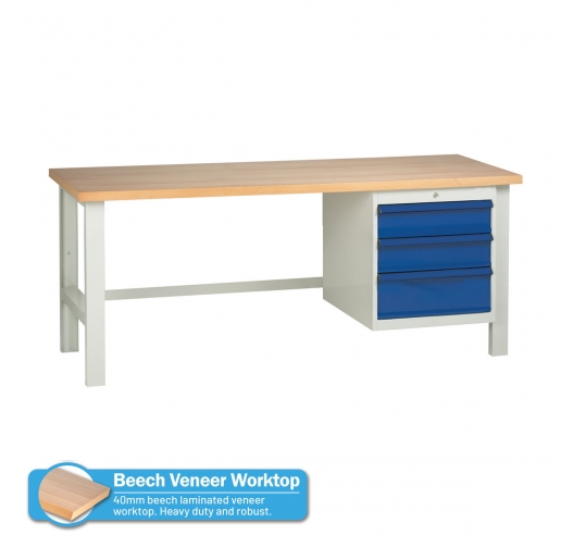 Heavy Duty Workbench With Drawers
