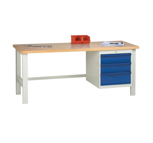 Heavy Duty Workbench With Drawers In Use
