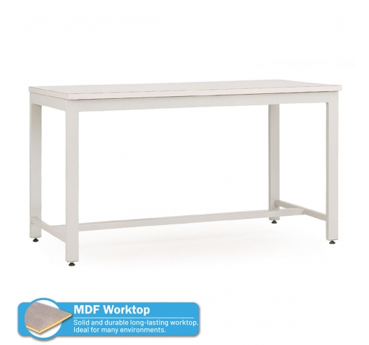 Industrial Workbench with MDF Worktop