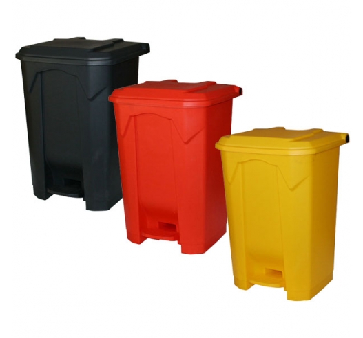 80 Litre Pedal Bin In 3 Colours