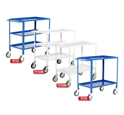 Group Of Tray Trolleys