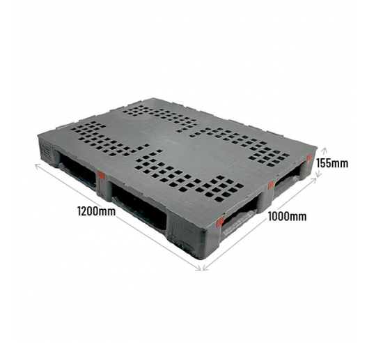 Heavy Duty Plastic Pallet 1200mm x 1000mm Dimensions