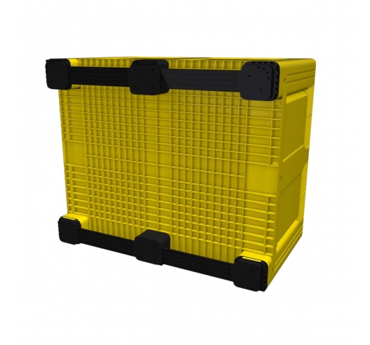 Large Plastic Pallet Box with 2 Runners Base