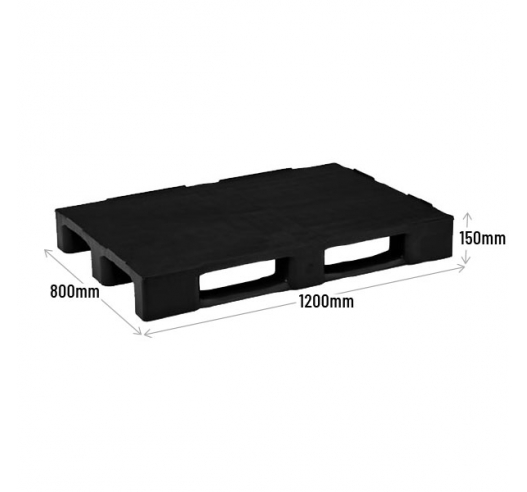 Medium Duty Closed Deck Plastic Pallet Dimensions